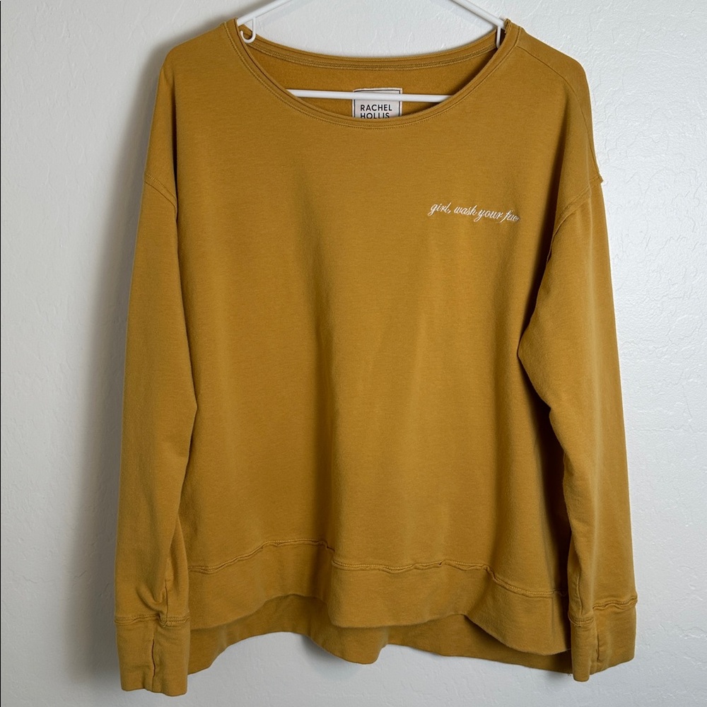 NWOT Rachel Hollis “Girl Wash Your Face” sweatshirt